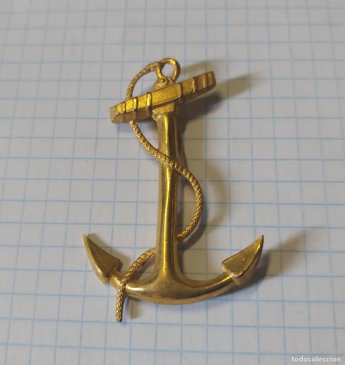 Militaria: Insignia ancla de marina, 4,5 cm aprox.