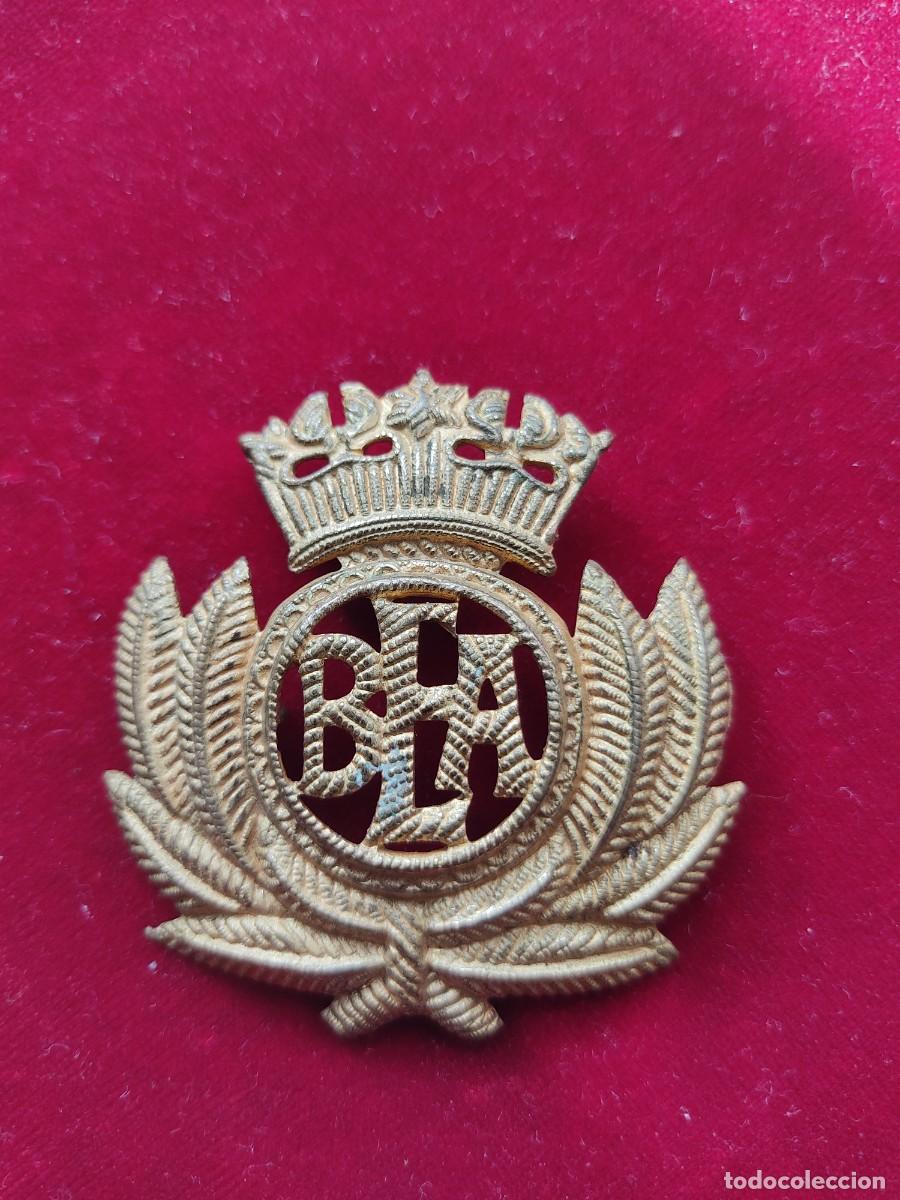 Militaria: Emblema de gorra. Inglaterra. - Foto 2