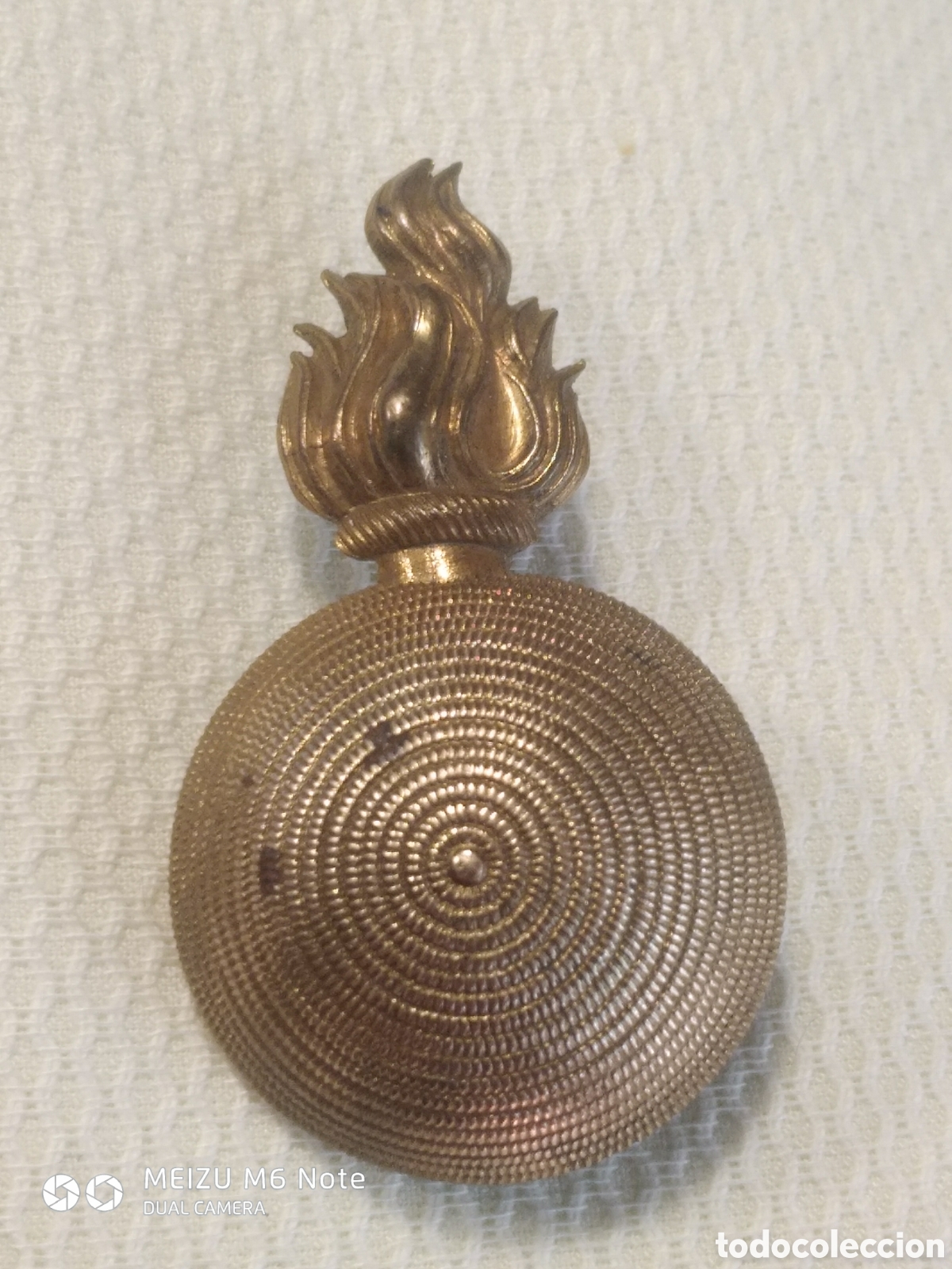 Militaria: Insignia emblema alfonsino artiller&iacute;a