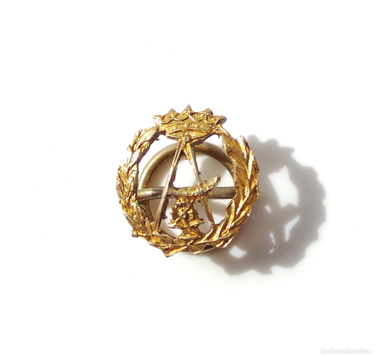 Militaria: INSIGNIA DE SOLAPA. ARQUITECTO. - Foto 1