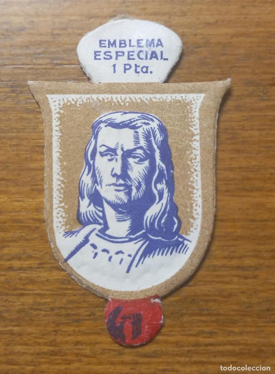 Militaria: Emblema auxilio social, especial 1 pts, serie G, N&ordm; 16, GONZALO DE CORDOBA