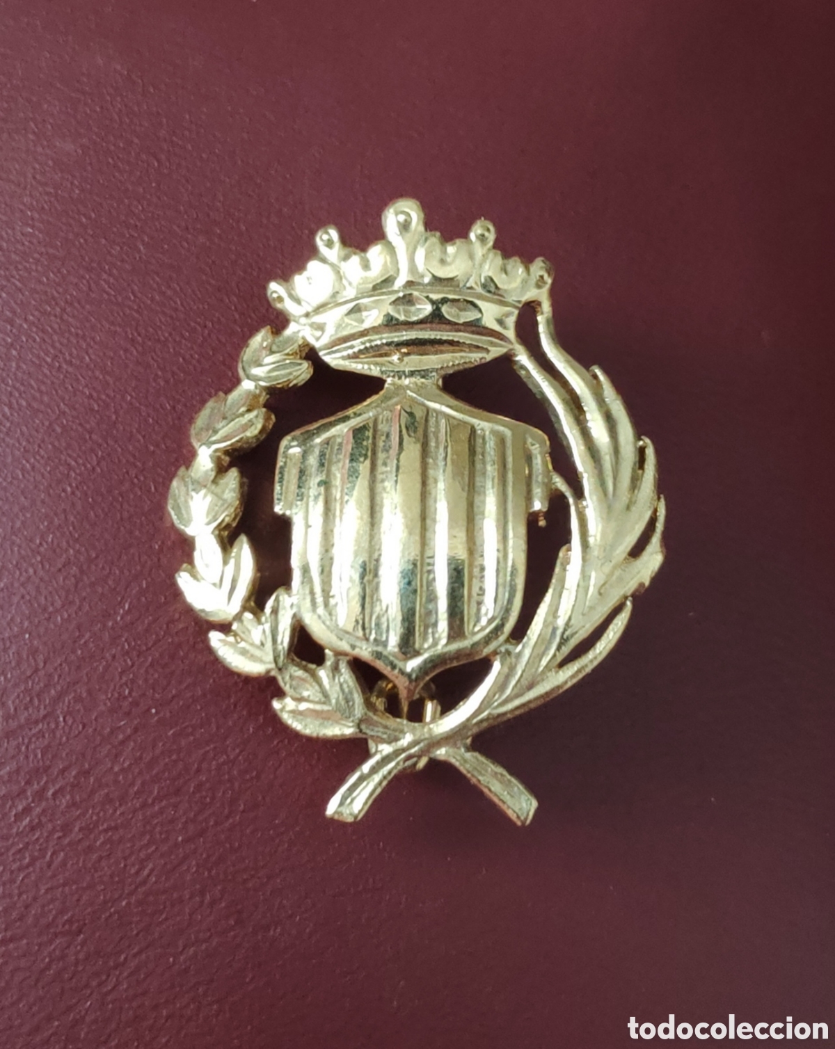 Military Antiques: Antigua insignia emblema escudo heraldico catalunya