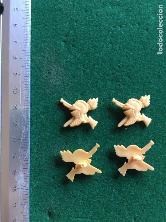 Militaria: PAR EMBLEMAS PL&Aacute;STICO CUELLO LOGISTICA - Foto 1