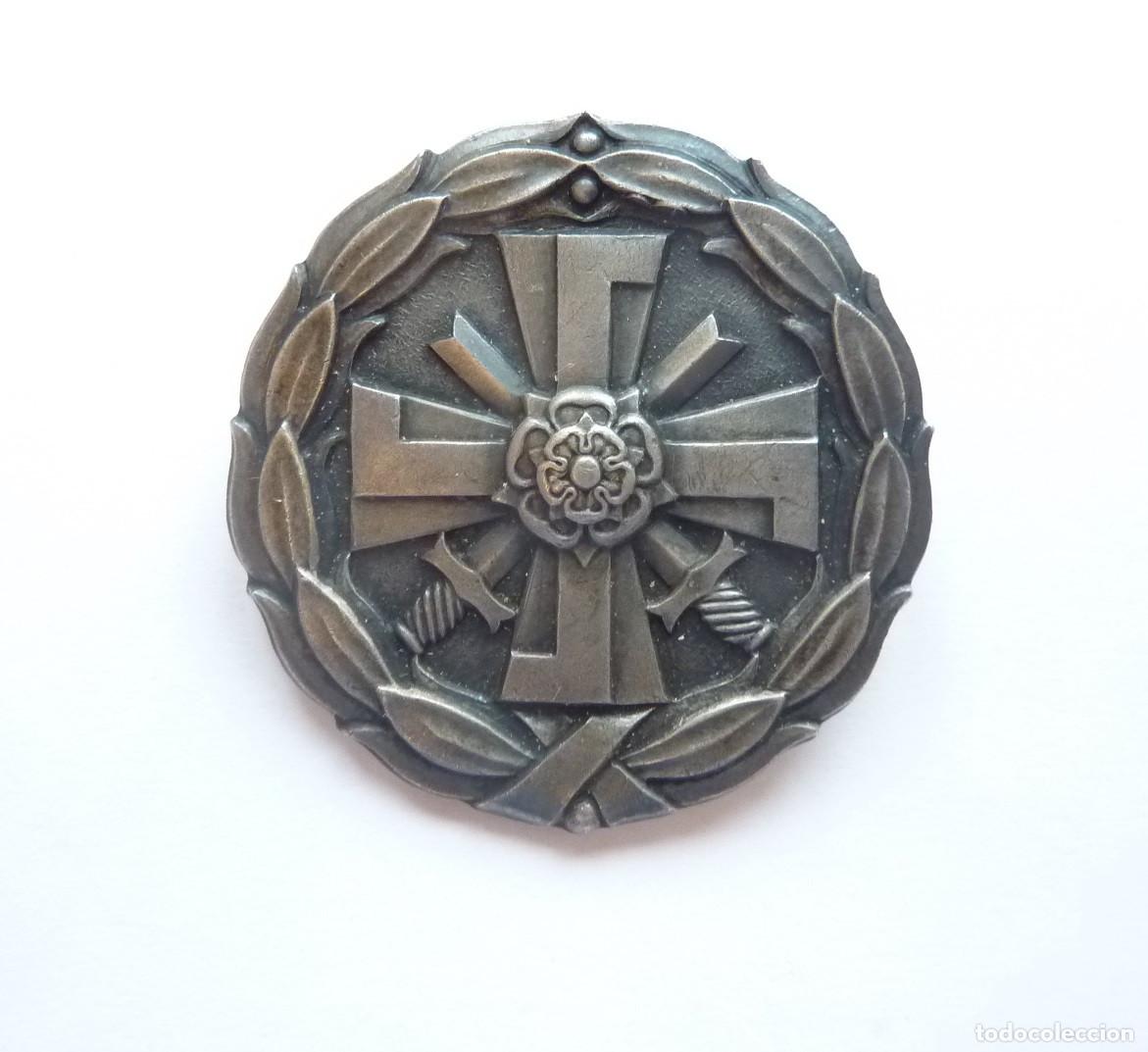 Military Antiques: Finlandia - Placa de herido Segunda Guerra Mundial - Distintivo finland&eacute;s mutilado guerra 1939 1945