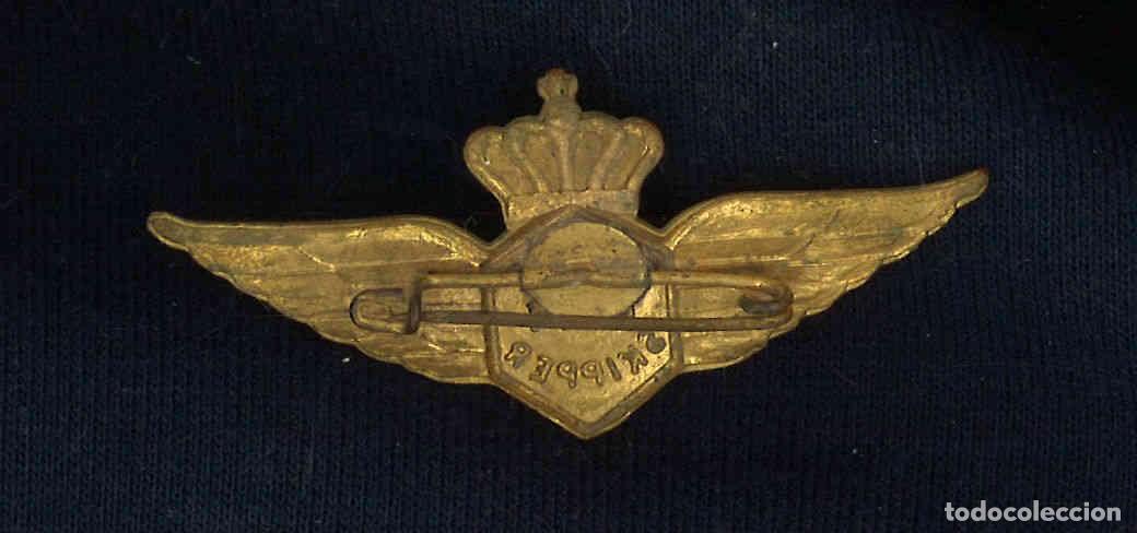 Militaria: Insignia de compa&ntilde;&iacute;a a&eacute;rea Junior KLM Skipper - Foto 2