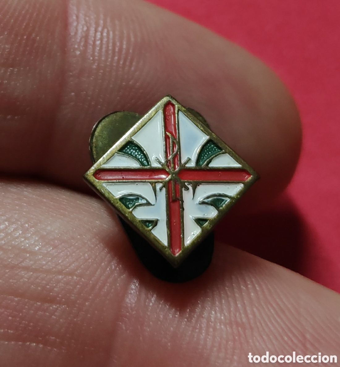 Militaria: rara insignia de boy scouts de catalunya boyscout. Delegaci&oacute; Diocesana d'Escoltisme (DDE) catalana