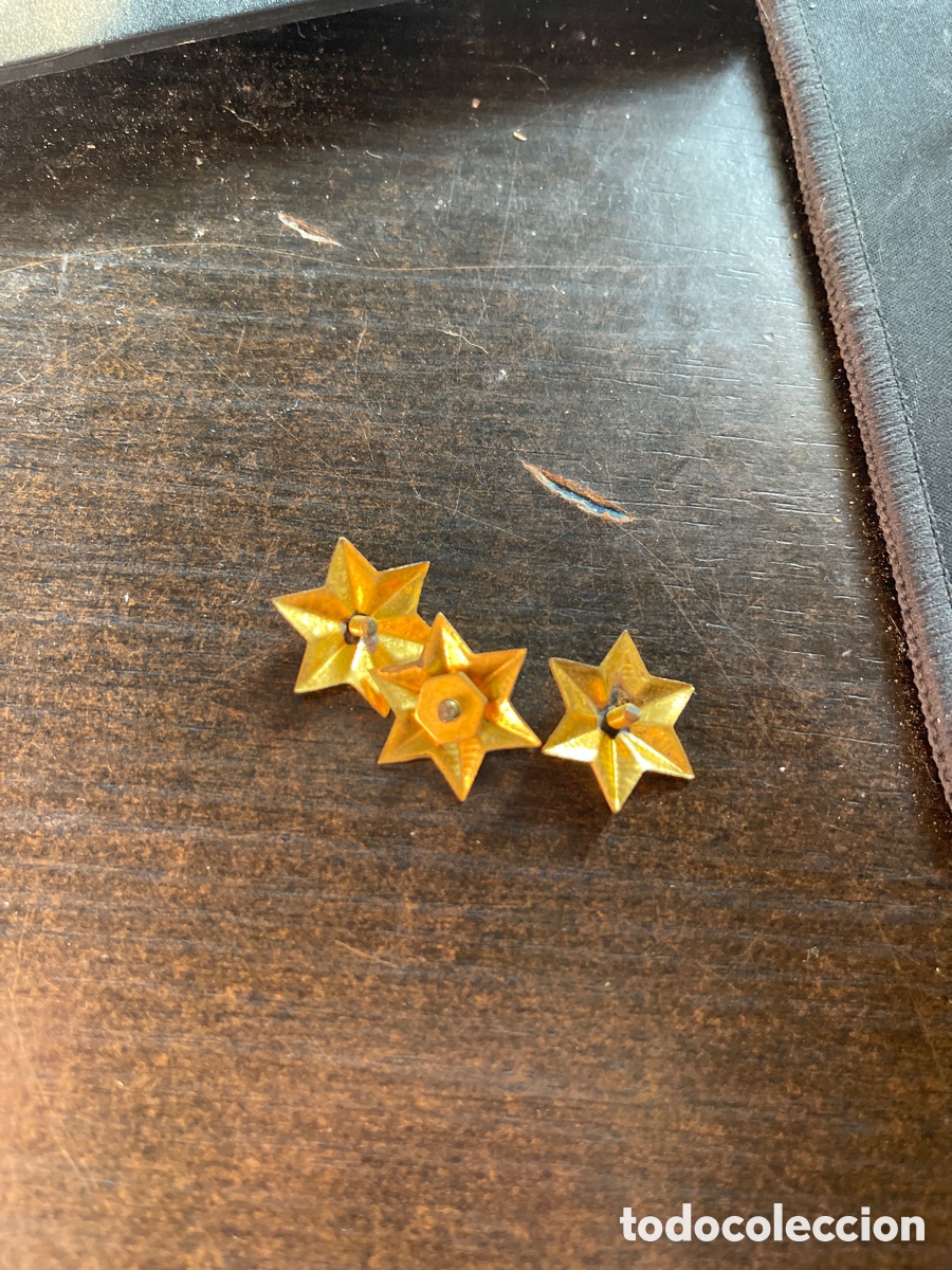 Militaria: Lote estrellas, oficial del ej&eacute;rcito espa&ntilde;ol - Foto 2