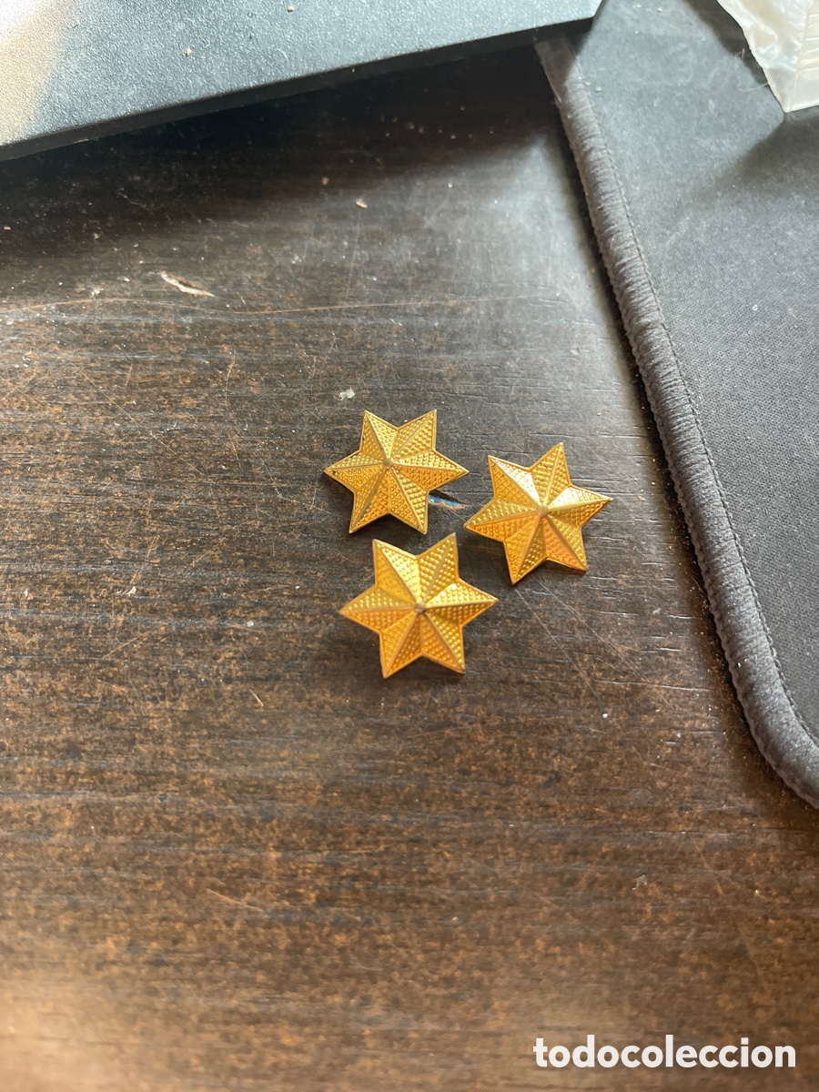 Militaria: Lote estrellas, oficial del ej&eacute;rcito espa&ntilde;ol - Foto 1
