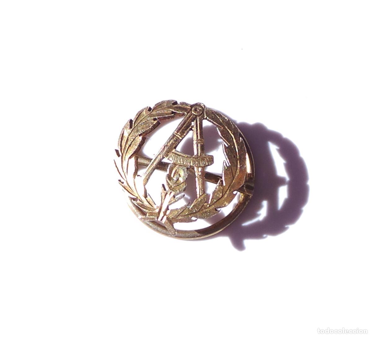 Militaria: NSIGNIA DE SOLAPA. ARQUITECTO. - Foto 1