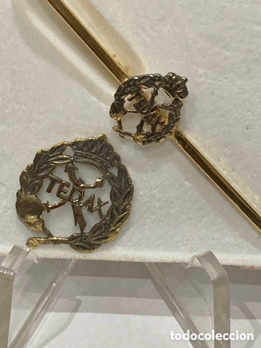 Militaria: Pin y pisa corbata de TEDAX - Plata - (1) - Foto 1