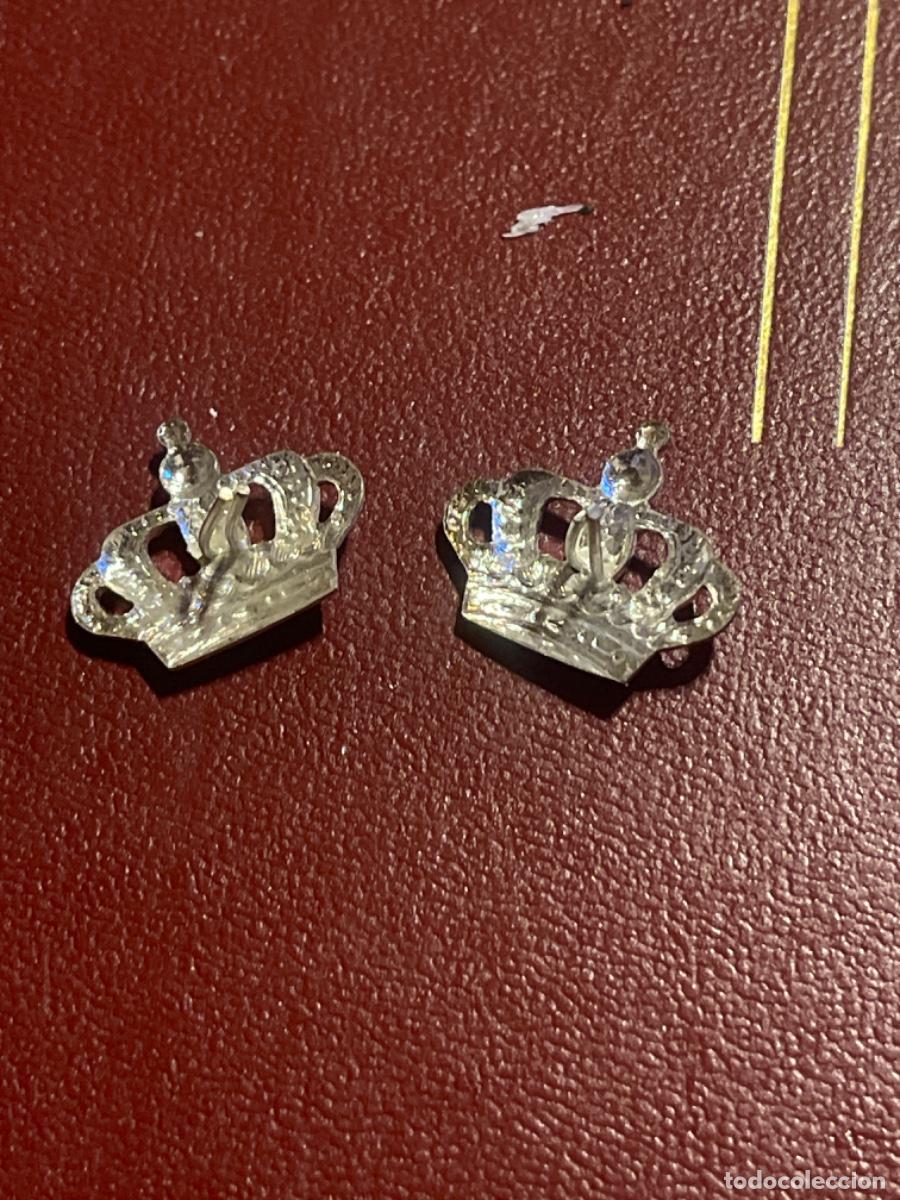 Militaria: Coronas de cuello &eacute;poca Alfonso xiii - Foto 2