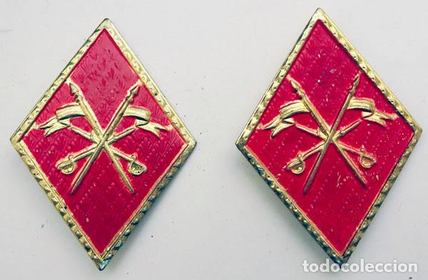 Militaria: PAR DE ROMBOS DE CABALLER&Iacute;A - Foto 1