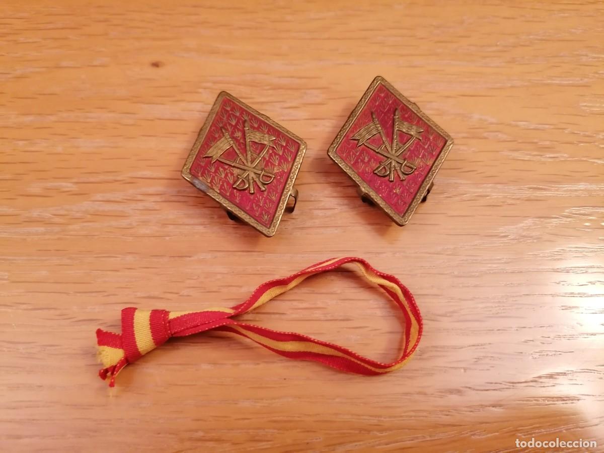 Military Antiques: Insignias militares Caballer&iacute;a antiguas y cinta bandera de Espa&ntilde;a