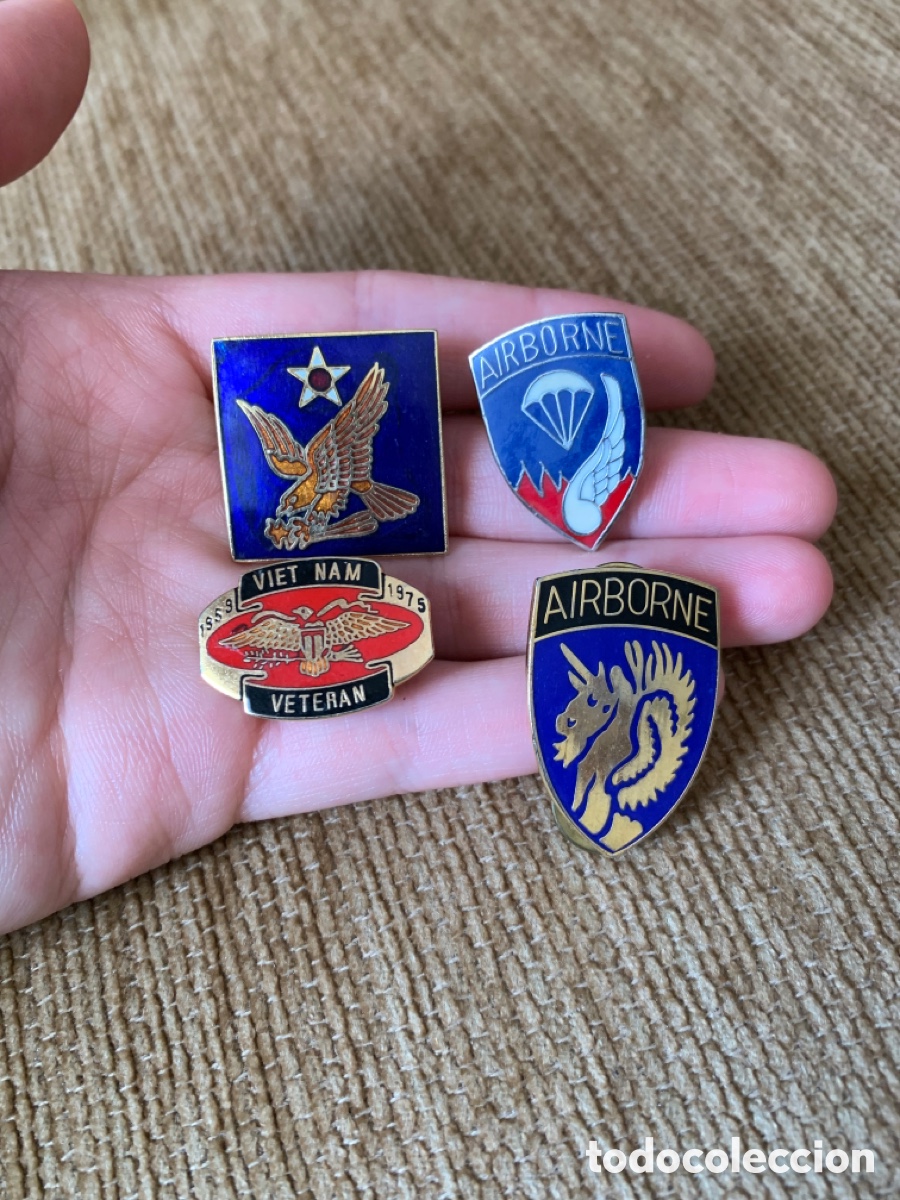 Militaria: LOTE DE INSIGNIAS AMERICANAS - USA