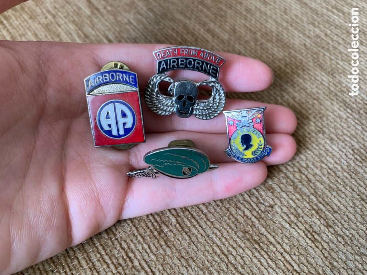 Militaria: LOTE DE INSIGNIAS AMERICANAS USA