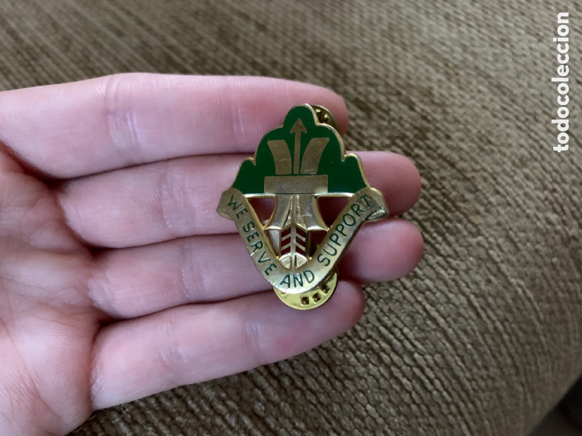 Militaria: INSIGNIA BATALLON UNIDAD DE APOYO 186 DEL EJERCITO DE ESTADOS UNIDOS USA ARMY
