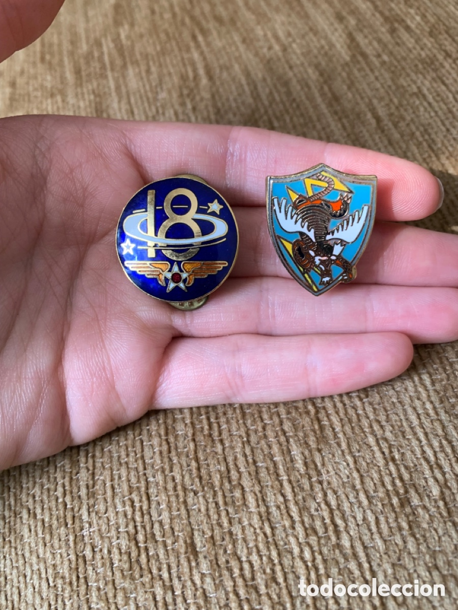 Militaria: USA INSIGNIAS RECUERDO TIGRES VOLADORES DE LA II GUERRA MUNDIAL Y DE LA 18 ESTADOS UNIDOS