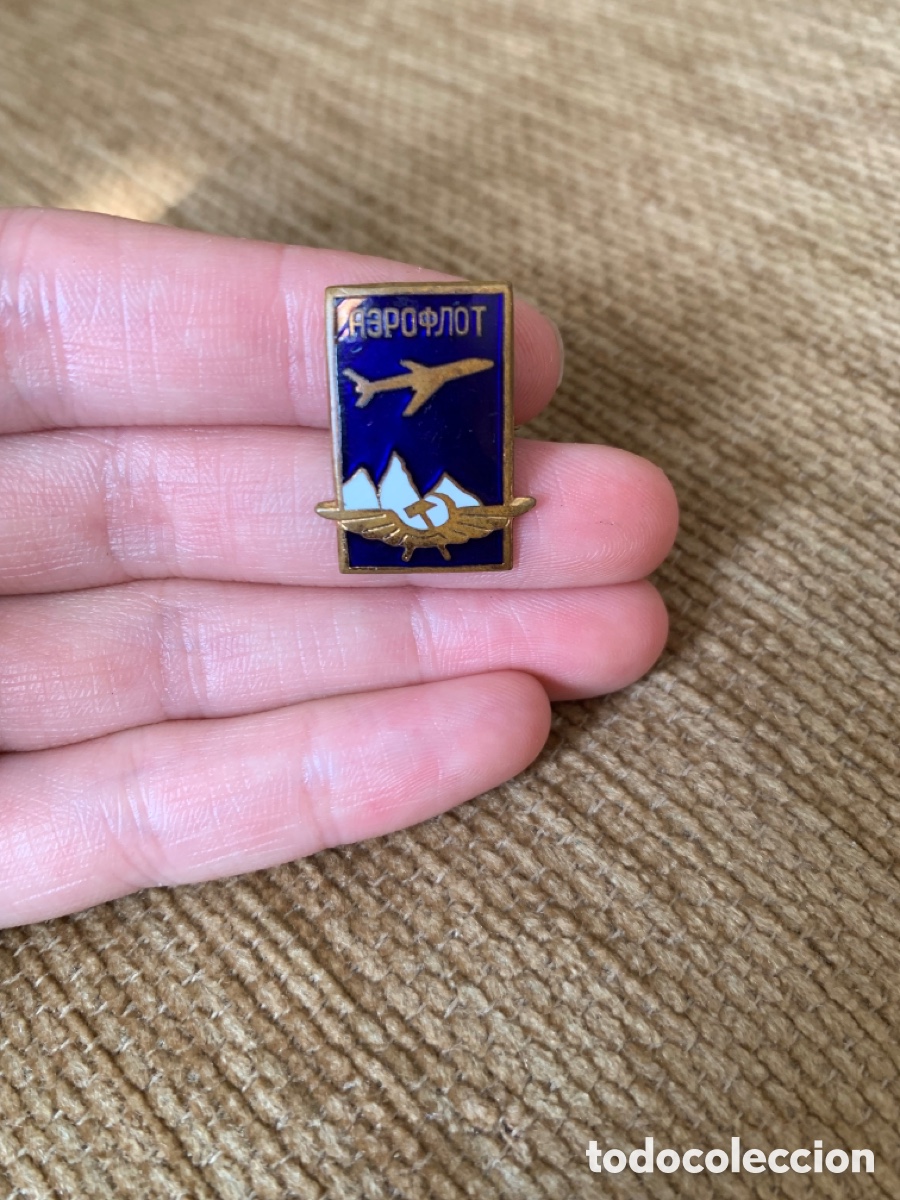 Militaria: URSS INSIGNIA AEROFLOT AEROLINIAS SOVIETICAS