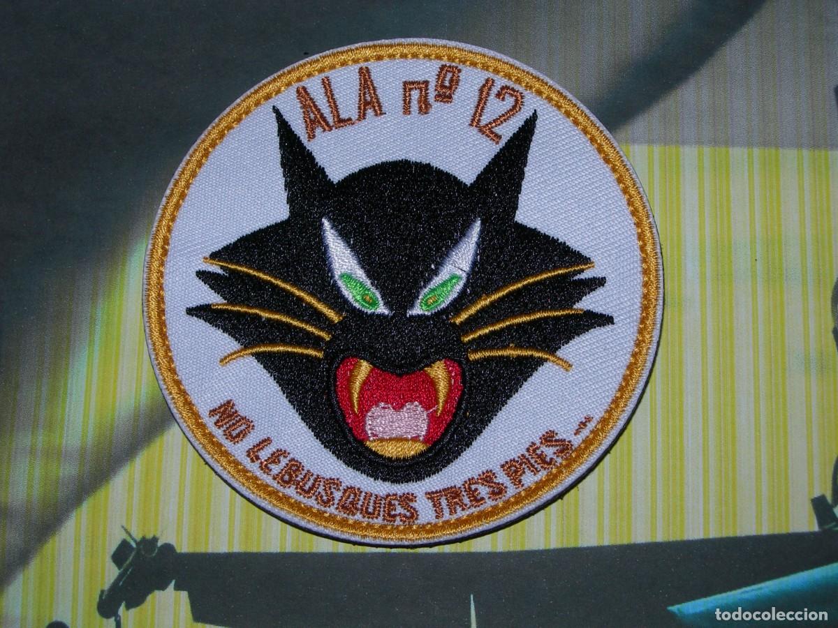 Militaria: INSIGNIA Y PARCHE DEL ALA 12 EJERCITO DEL AIRE - Foto 3