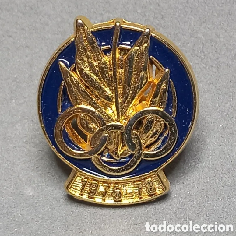 Insignia para ojal, aptitud deportiva Policía Armada (Grises, actual Policía Nacional), última época