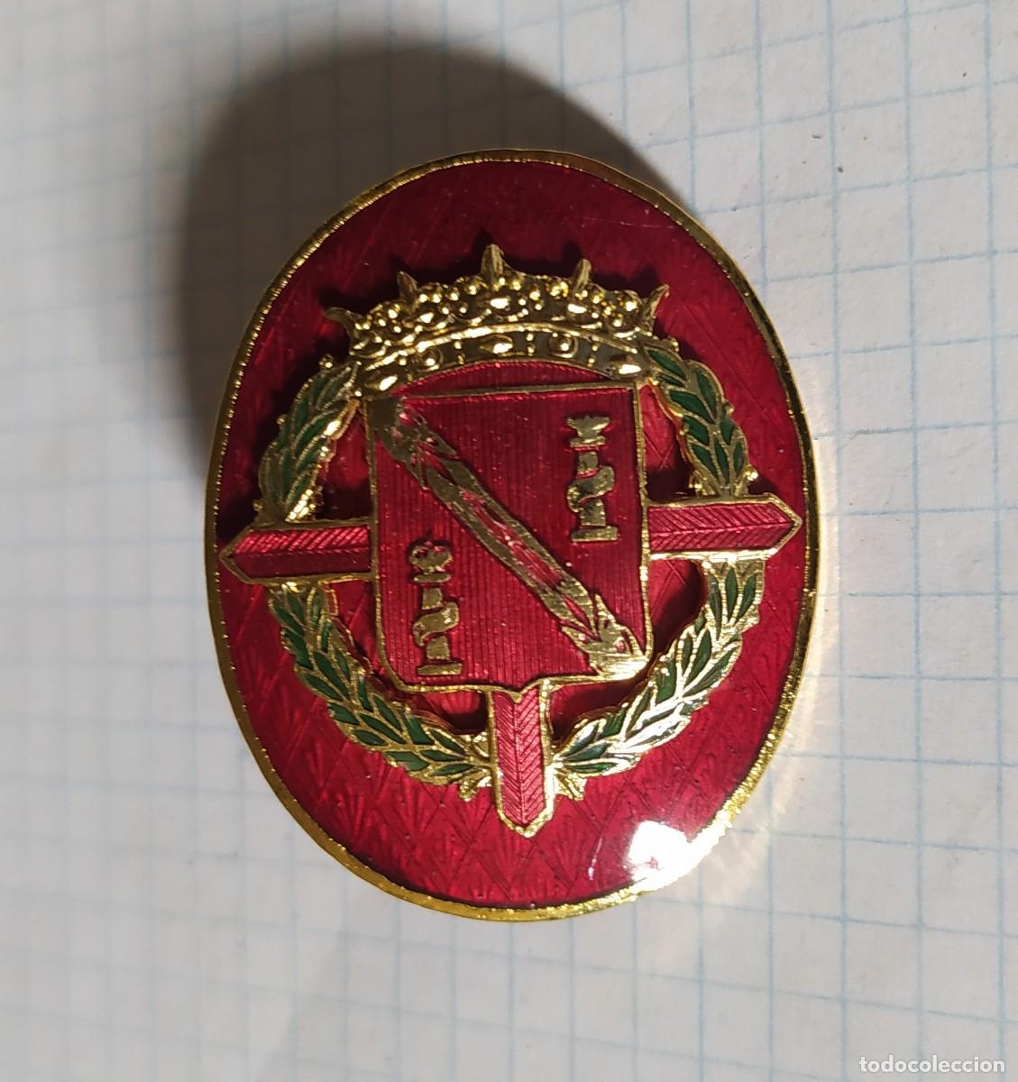 Militaria: Emblema de cuello esmaltado, de pin - Foto 1