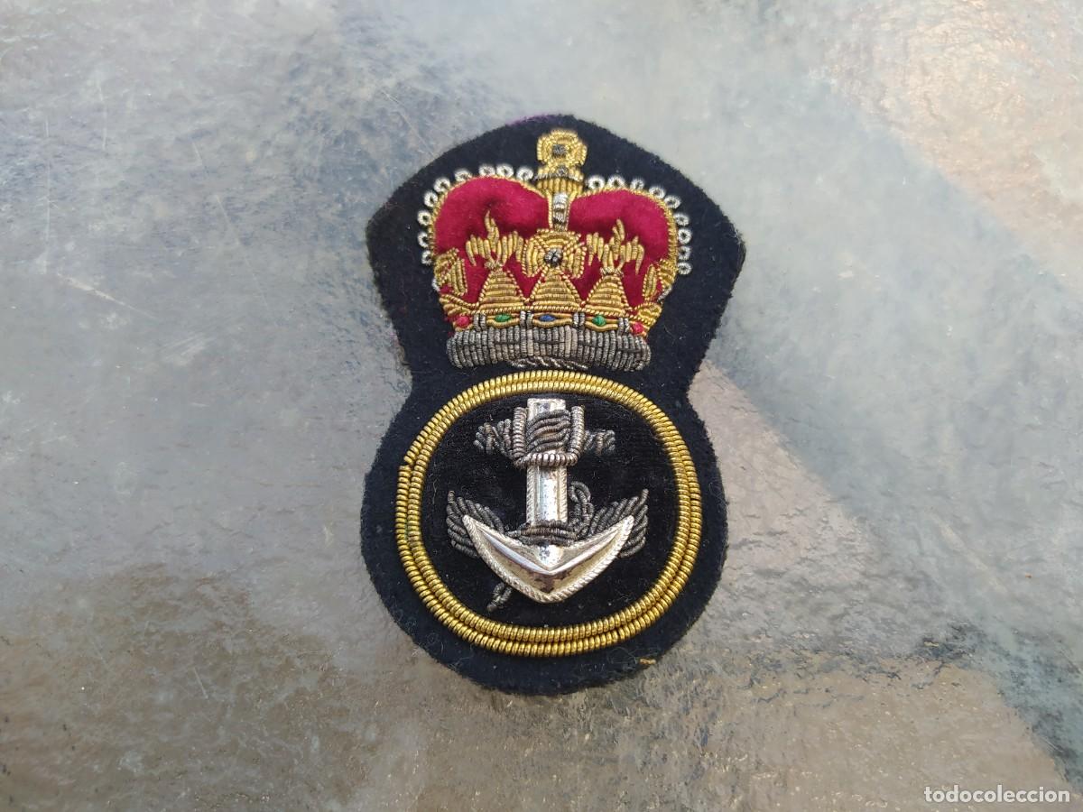 Militaria: Distintivo de gorra de marina - Foto 1