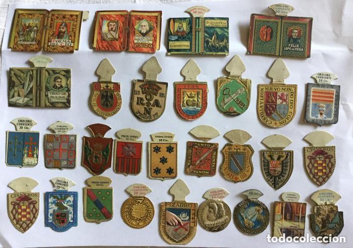 Militaria: COLECCION DE 91 EMBLEMAS CORRIENTES - Foto 1
