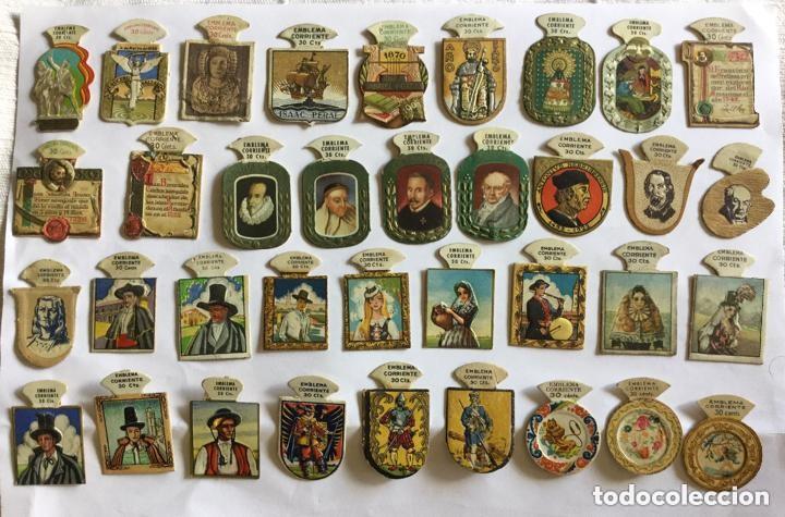 Militaria: COLECCION DE 91 EMBLEMAS CORRIENTES - Foto 3