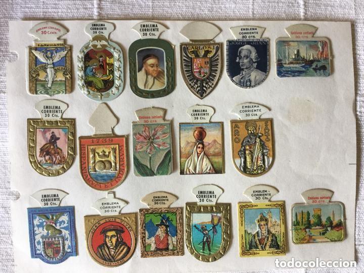 Militaria: COLECCION DE 91 EMBLEMAS CORRIENTES - Foto 7