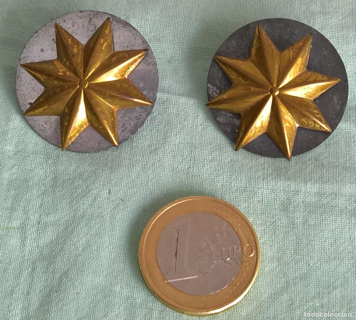 Militaria: ESTRELLAS 8 PUNTAS GRADUACION..ARANDELA Y TUERCA