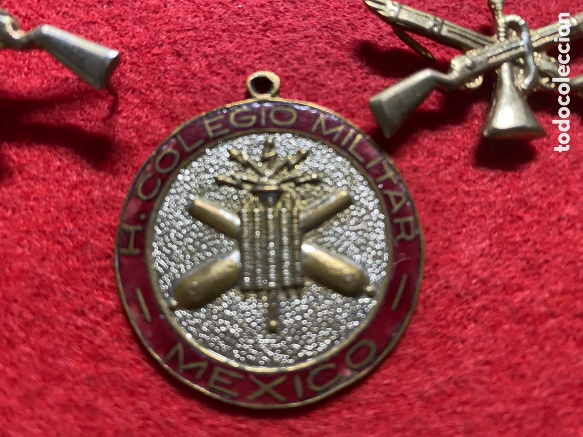 Militaria: LOTE INSIGNIAS EJERCITO MEXICANO - Foto 3
