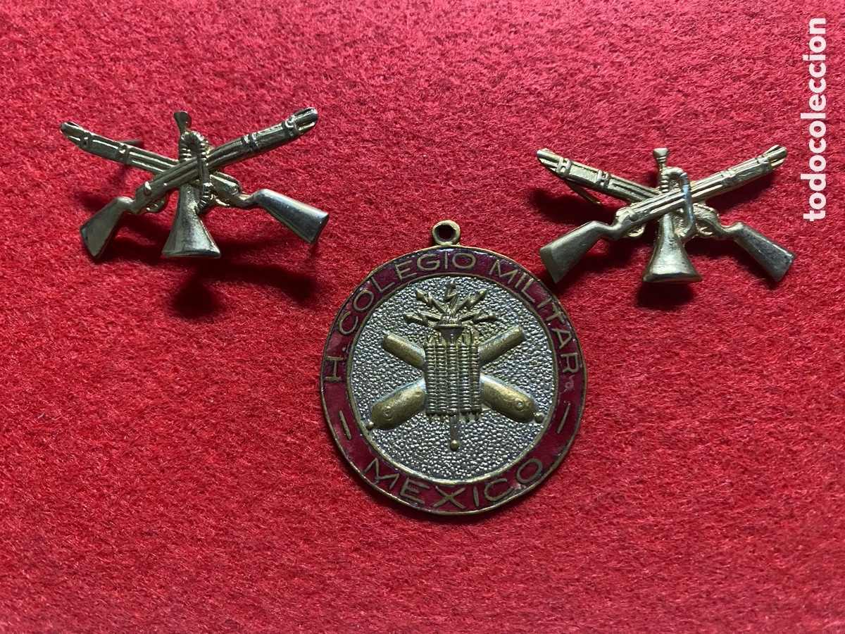 Militaria: LOTE INSIGNIAS EJERCITO MEXICANO - Foto 4