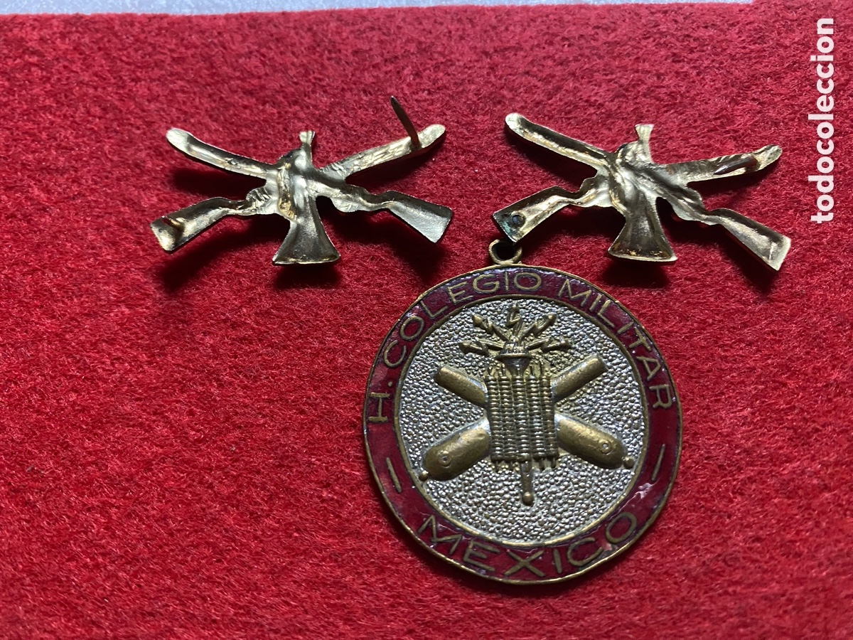 Militaria: LOTE INSIGNIAS EJERCITO MEXICANO - Foto 1