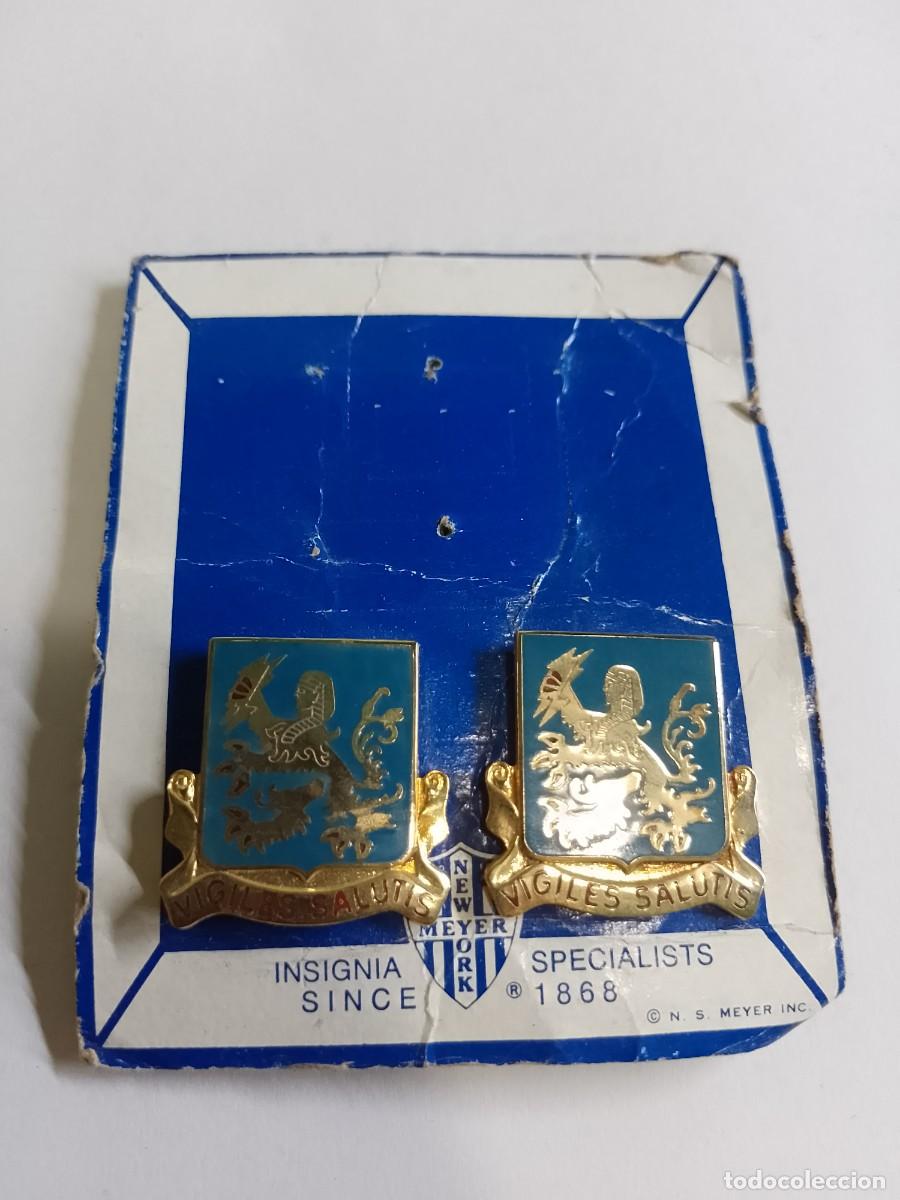 Militaria: Pareja de distintivos U.S.A. - Foto 1