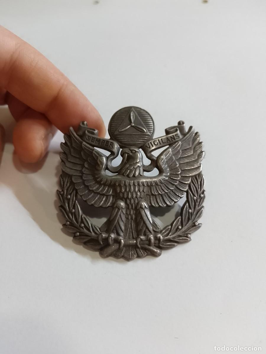 Militaria: Distintivo para gorra U.S.A. - Foto 1