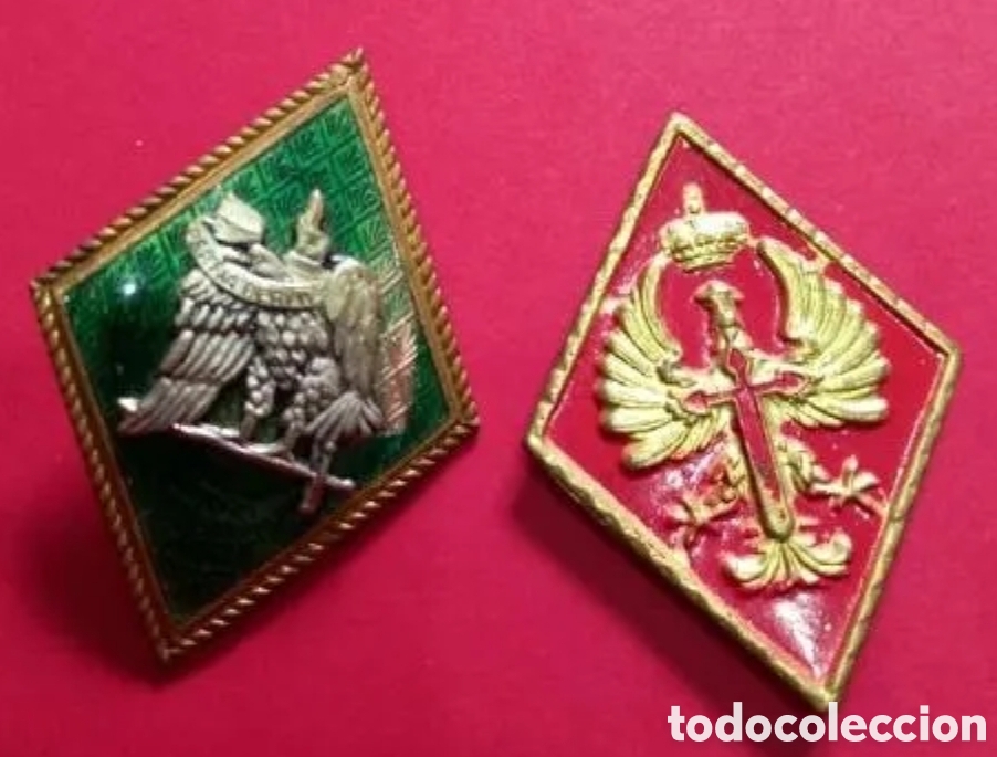 Militaria: Lote de 5 rombos del Ej&eacute;rcito Espa&ntilde;ol - Foto 4