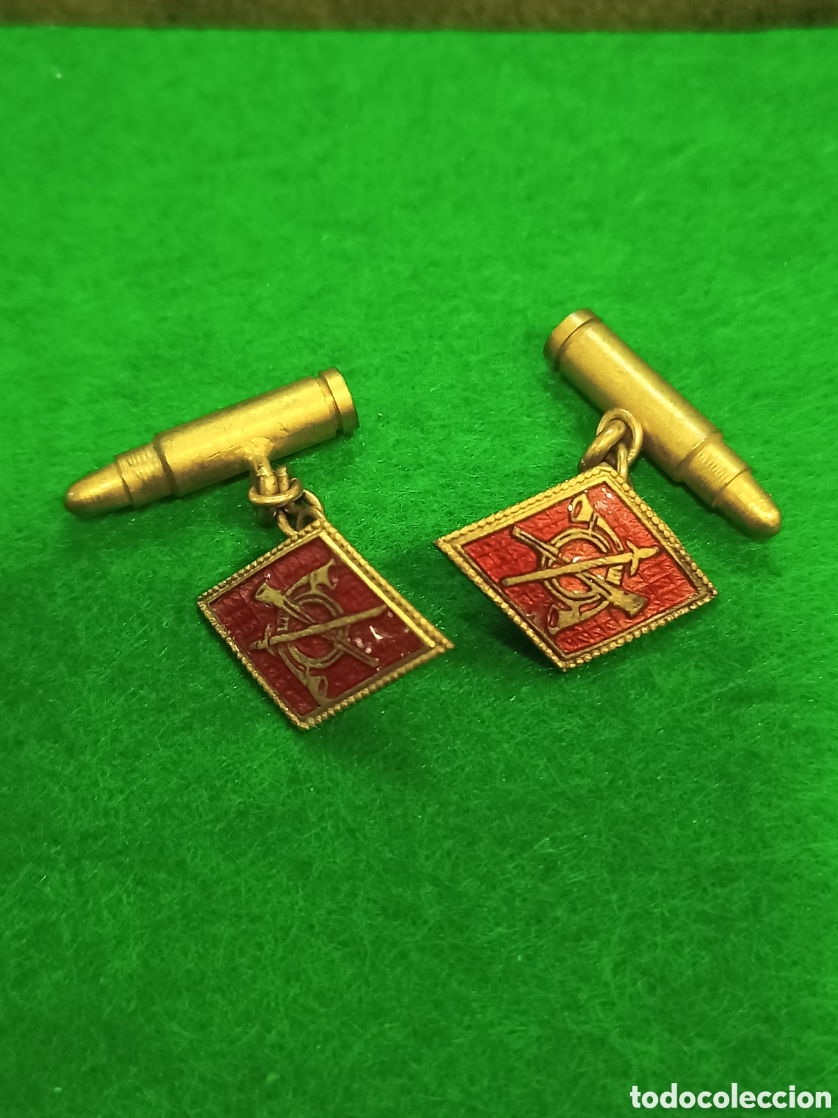 Militaria: Gemelos militares, infanteria. REF-4898