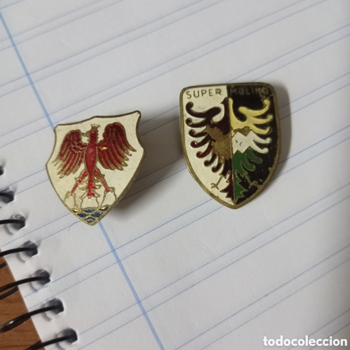 Militaria: PAREJA DE INSIGNIAS VINTAGES