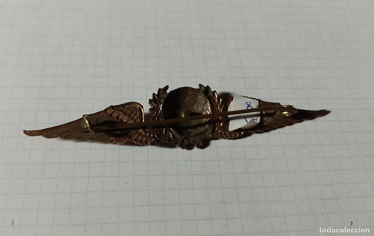 Militaria: Distintivo esmaltado de alas - Foto 2