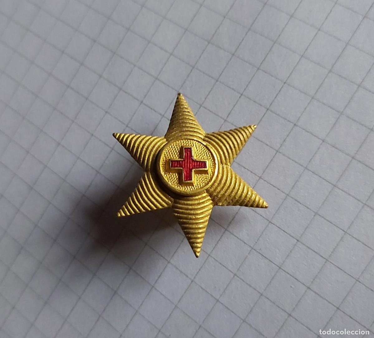 Militaria: Estrella de la Cruz Roja, antigua, de gran calidad