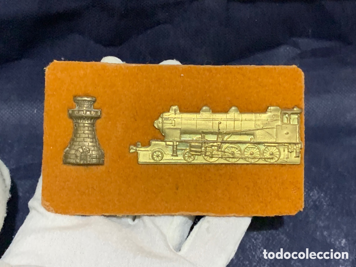 Militaria: ANTIGUA GALLETA DE PECHO INGENIEROS DE FERROCARILES -TREN