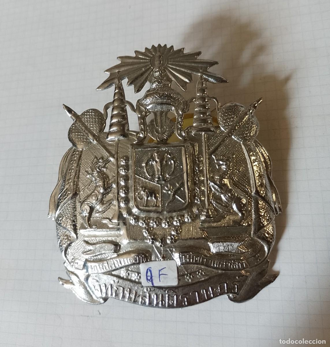 Militaria: Placa de polic&iacute;a, Tailandia - Foto 1