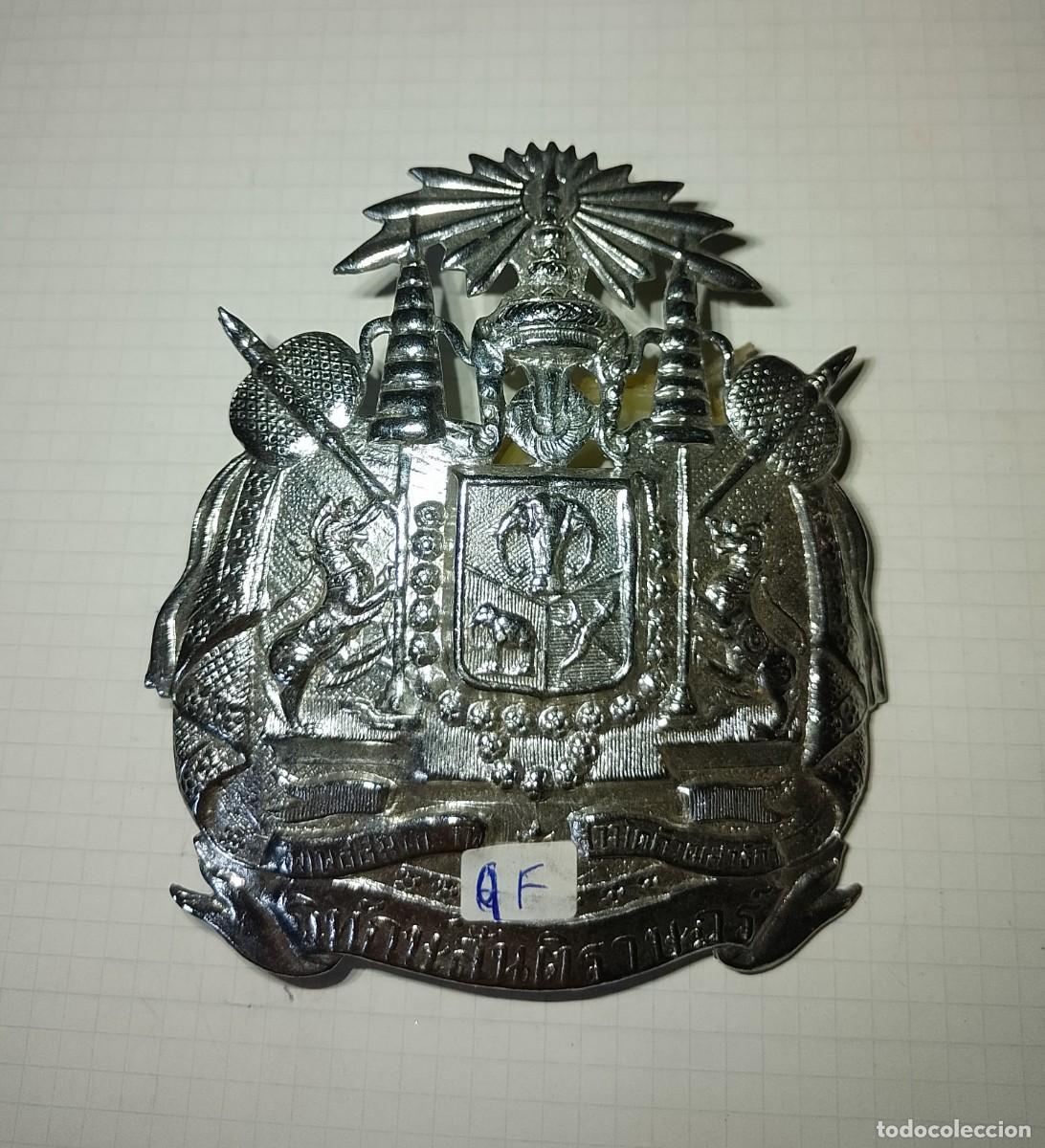 Militaria: Placa de polic&iacute;a, Tailandia - Foto 2