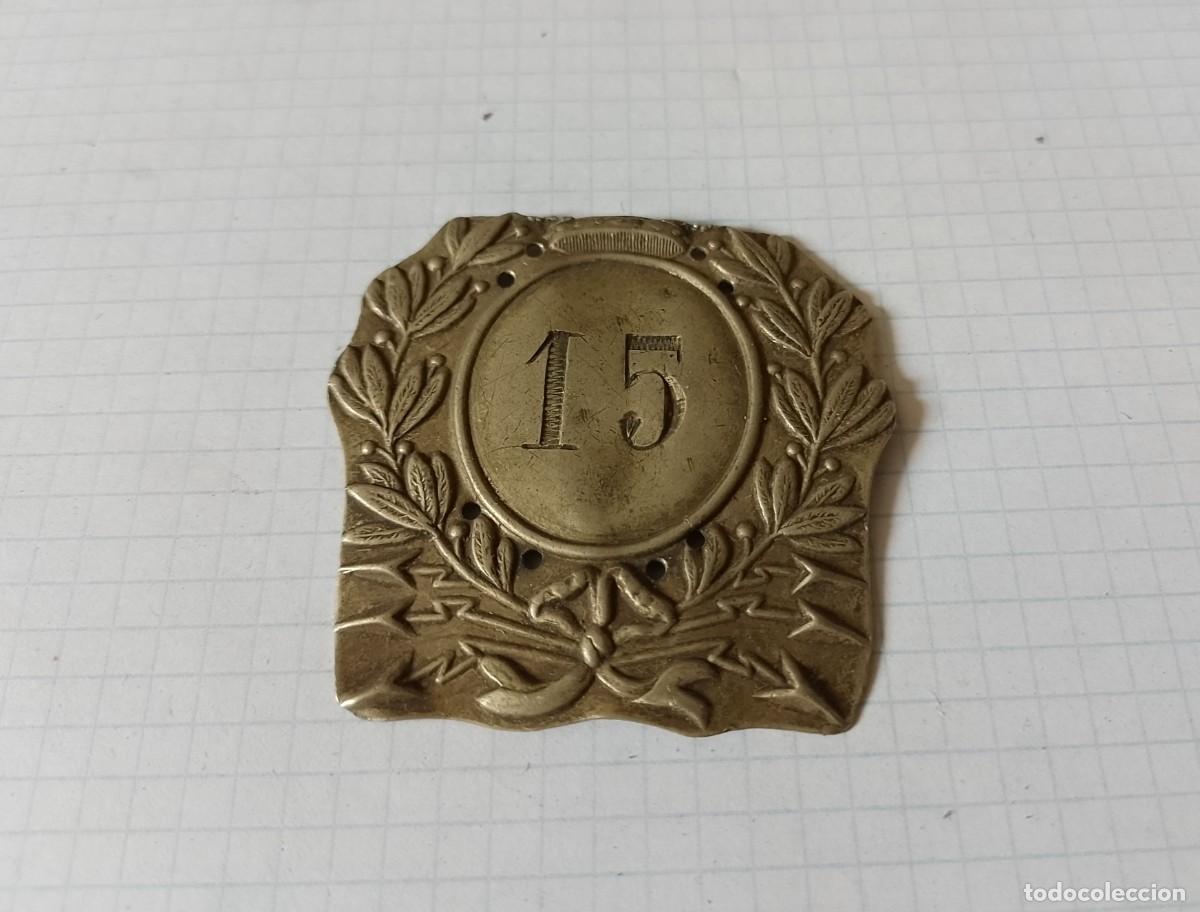 Militaria: Placa numerada por terminar - Foto 1