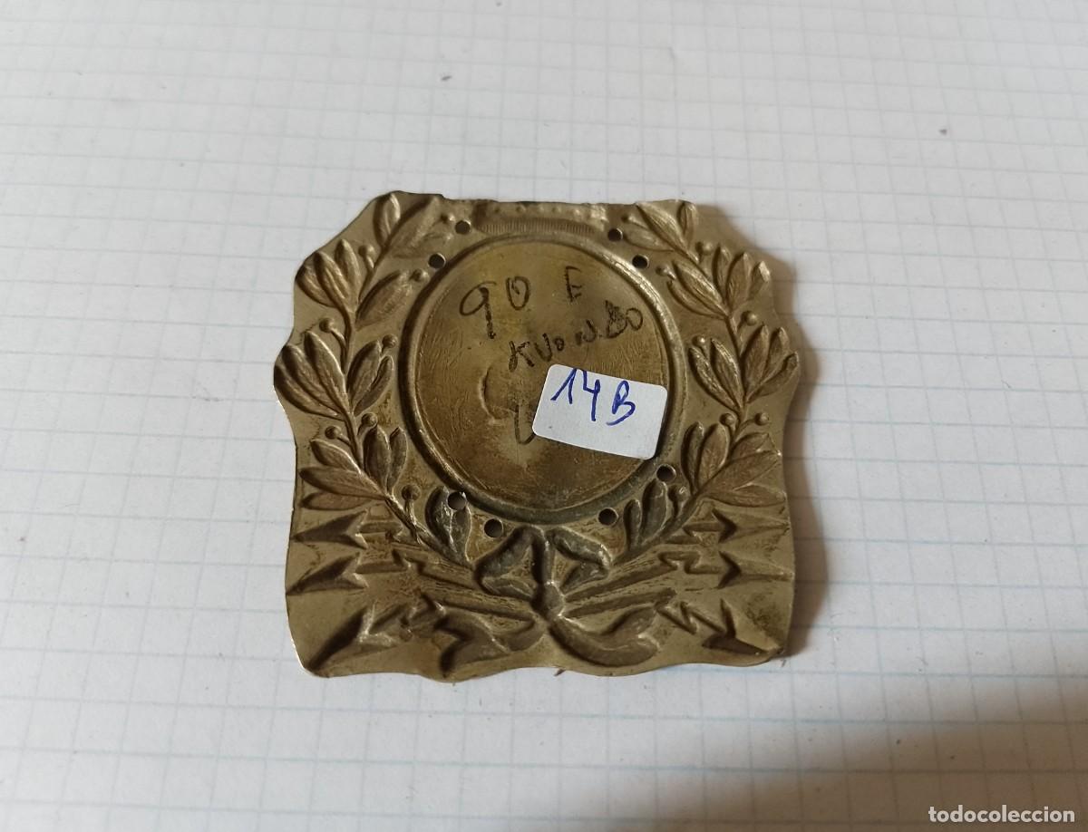 Militaria: Placa numerada por terminar - Foto 2