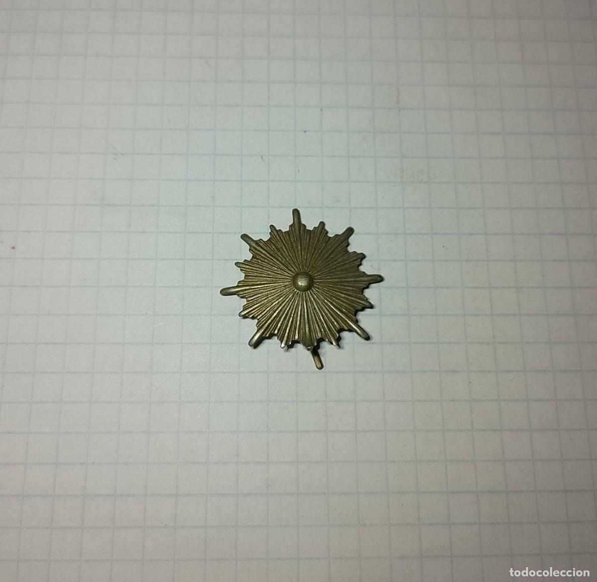 Militaria: Distintivo plateado, 2 cm - Foto 2