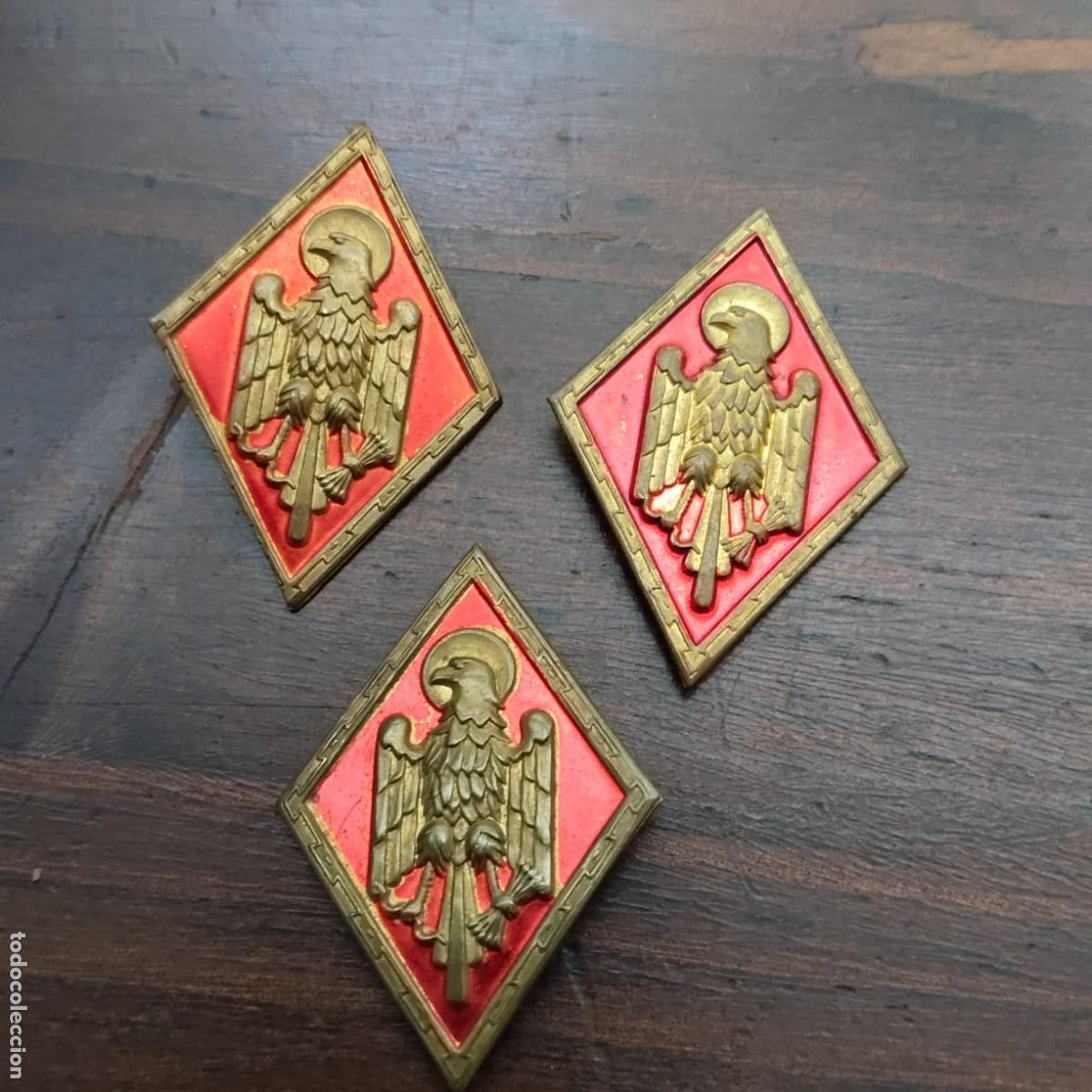 Military Antiques: 3 rombos Polic&iacute;a Armada. &Aacute;guila estilizada.