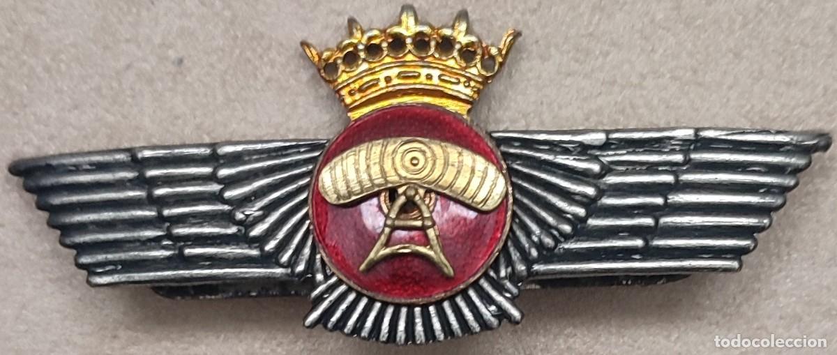 Militaria: DISTINTIVO DE MANDO Y CONTROL DEL EJ&Eacute;RCITO DEL A&Eacute;REO. 1950 - Foto 2