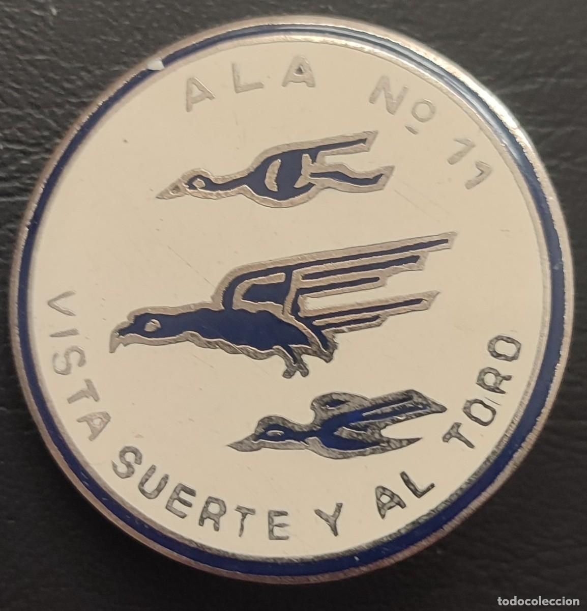 Militaria: EMBLEMA DE PECHO DEL ALA 11 DEL EJ&Eacute;RCITO DEL AIRE - Foto 1