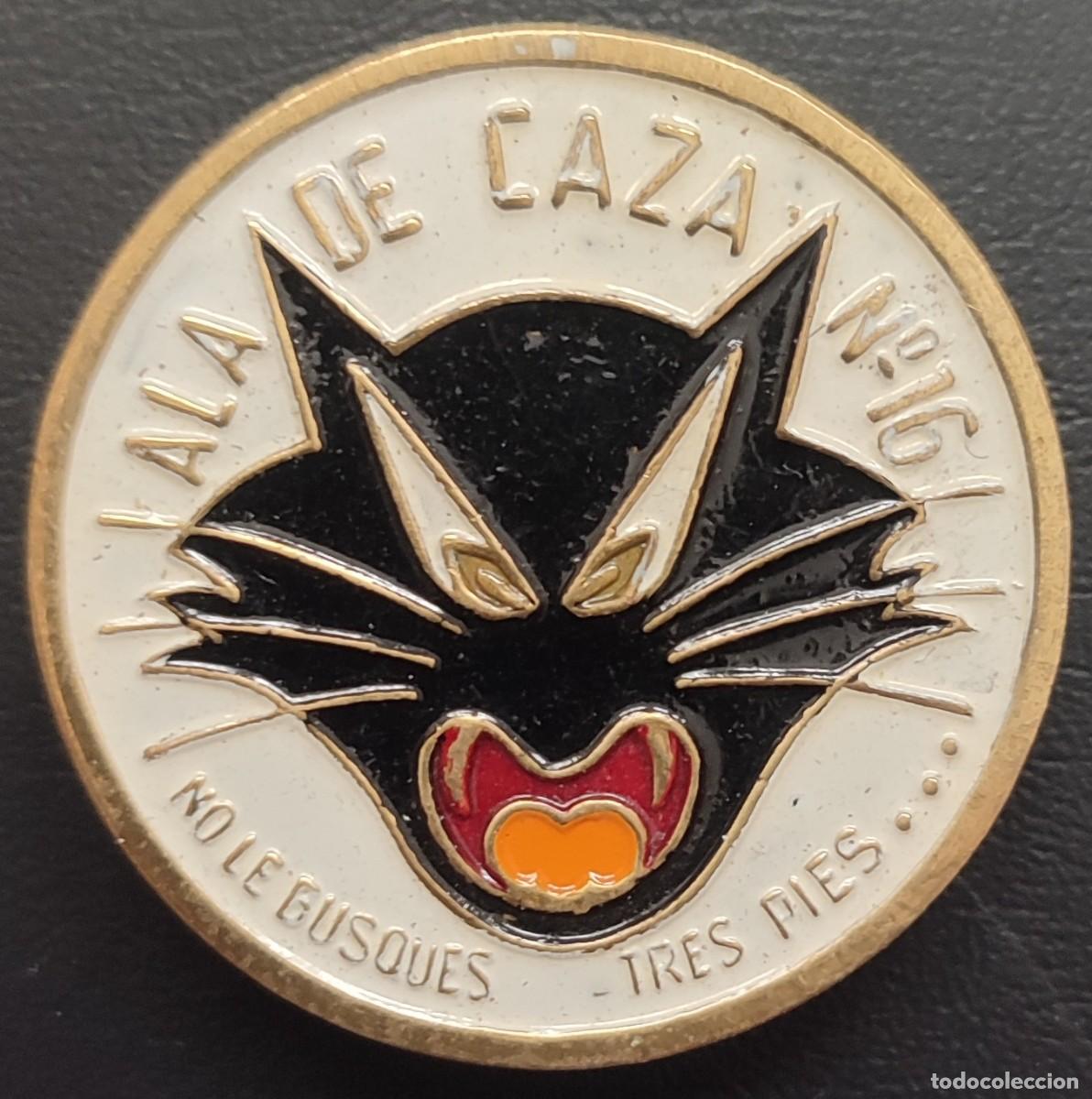 Militaria: EMBLEMA DE PECHO DEL ALA 16 DEL EJ&Eacute;RCITO DEL AIRE - Foto 1